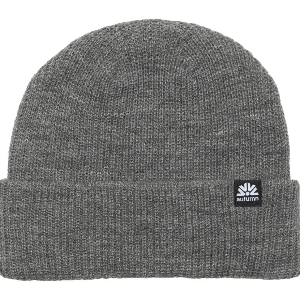 Bonnet Autumn Simple Beanie Stone Grey