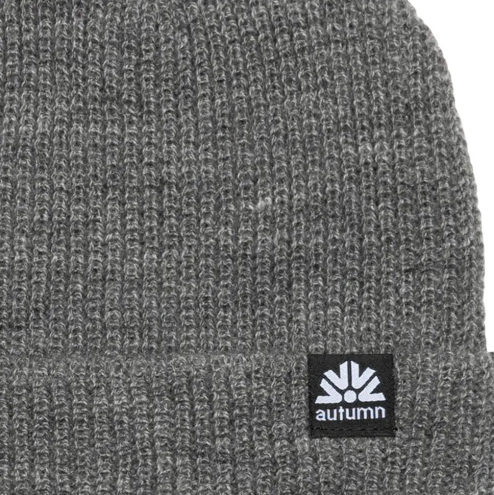 Bonnet Autumn Simple Beanie Stone Grey
