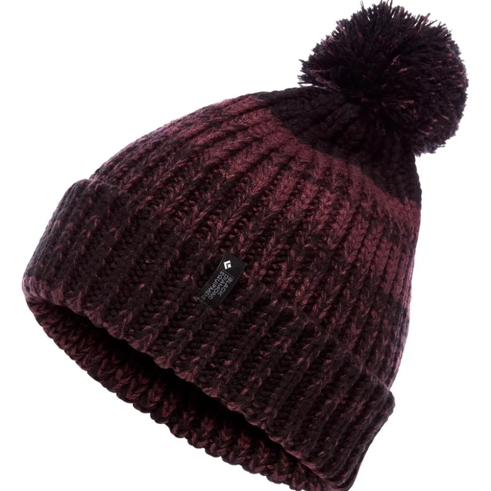 Bonnet Black Diamond Bengal Beanie Bordeaux Black Ombre