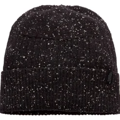 Bonnet Black Diamond Mixed Rib Beanie Black