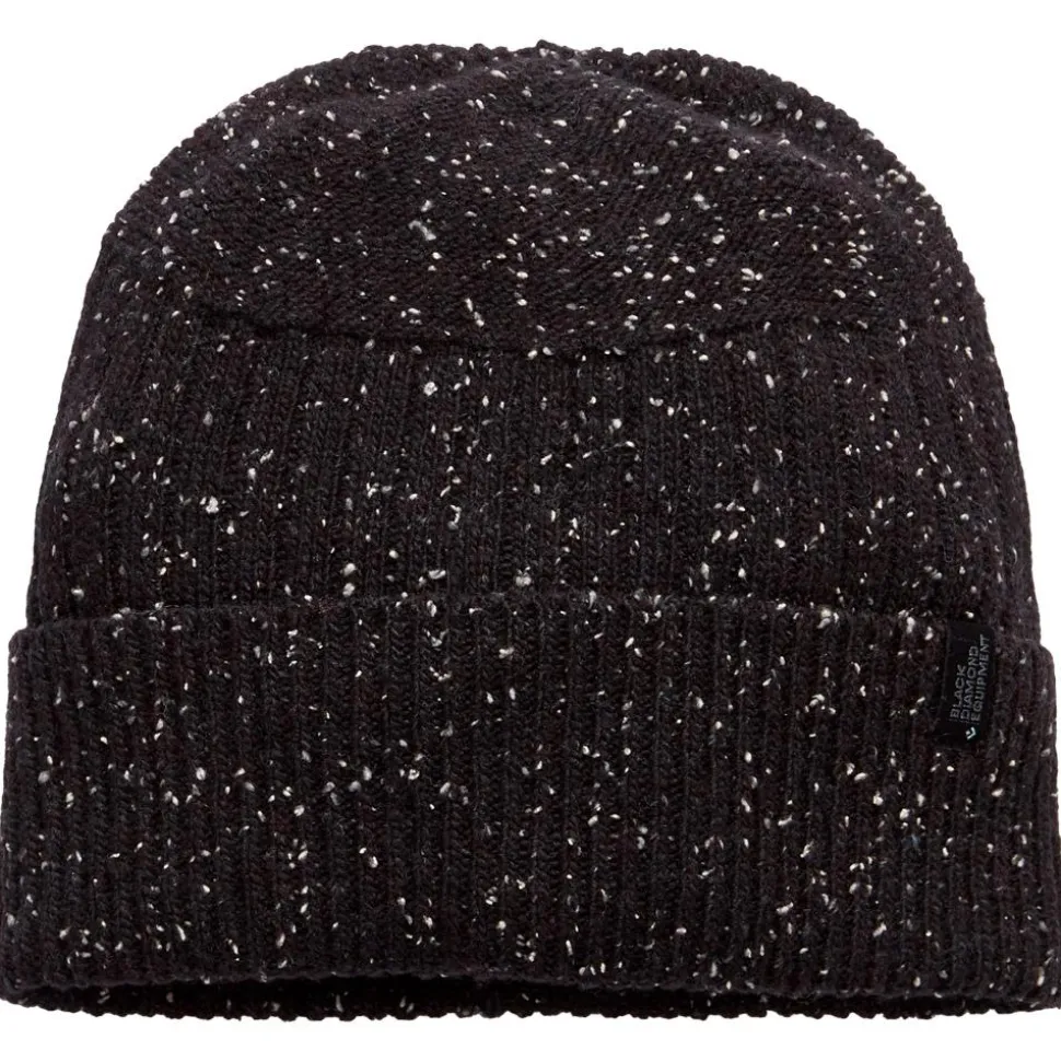 Bonnet Black Diamond Mixed Rib Beanie Black