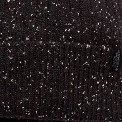 Bonnet Black Diamond Mixed Rib Beanie Black