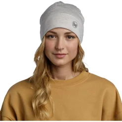 Bonnet Buff Merino Lightweight Beanie Solid Cloud