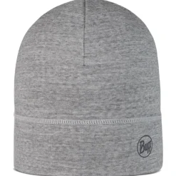 Bonnet Buff Merino Lightweight Beanie Solid Light Grey