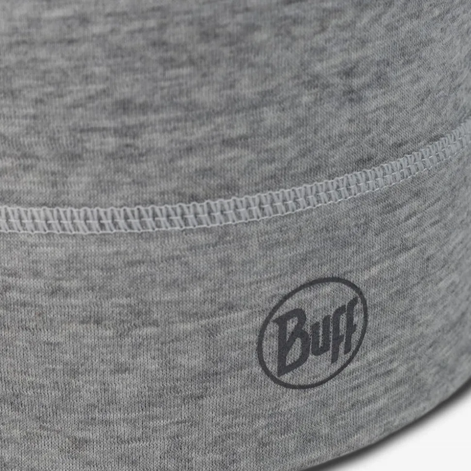 Bonnet Buff Merino Lightweight Beanie Solid Light Grey