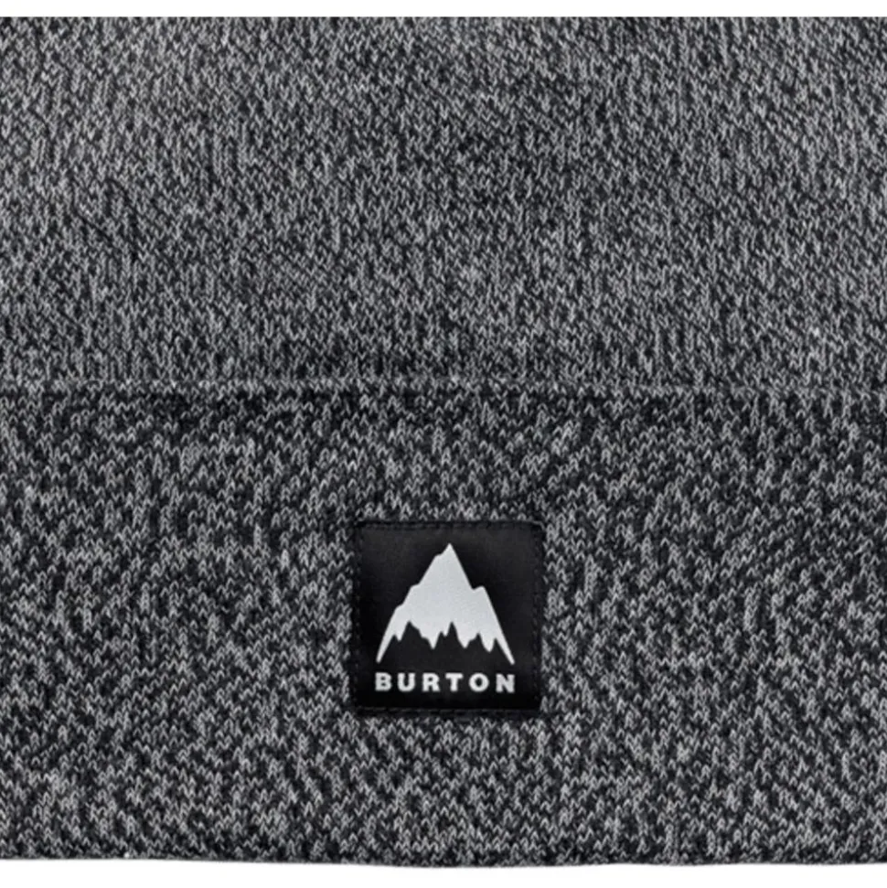 Bonnet Burton Recycled Kactusbunch Tall Beanie True Black Stout White Marl