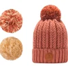 Bonnet Cabaia Moscow Mule Beanie Old Pink