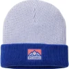 Bonnet Columbia Youth Whirlibird Cuffed Beanie Snowdrift Clematis Blue Mountains