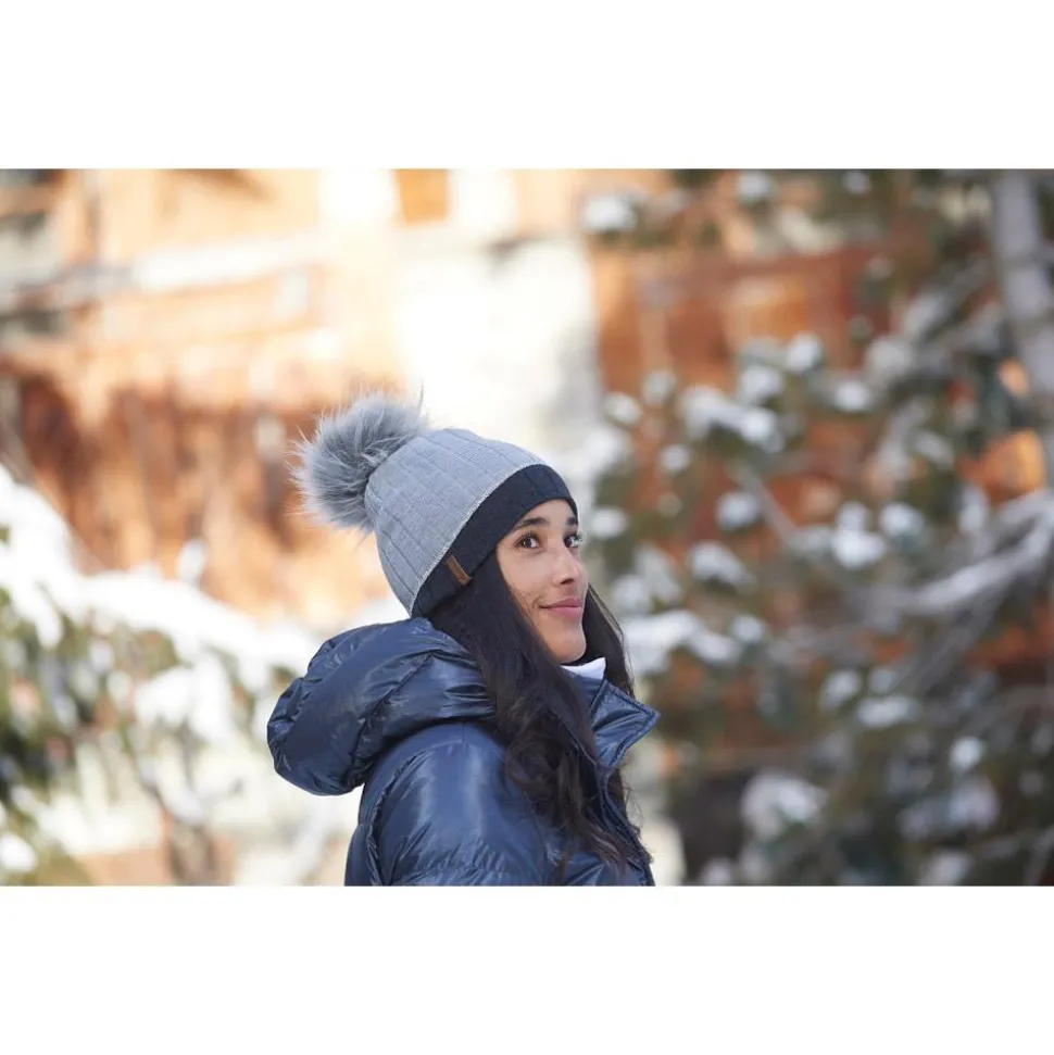 Bonnet Ledrapo Céleste Light Grey Charcoal Grey