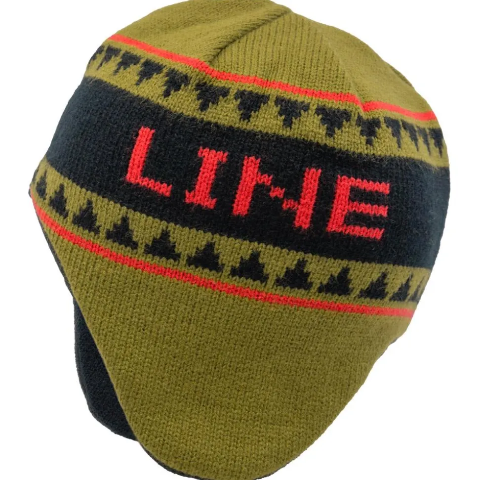 Bonnet Line Heater Beanie Olive