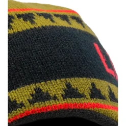 Bonnet Line Heater Beanie Olive