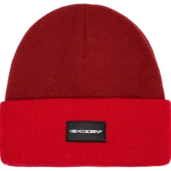 Bonnet Oakley Tc Stretch Logo Beanie Red Line Iron Red