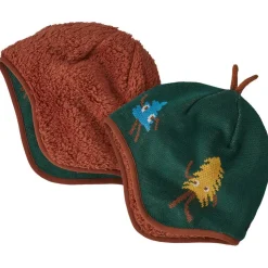 Bonnet Patagonia Baby Reversible Beanie Joshua and Friends Knit: Pinyon Green