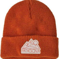 Bonnet Patagonia Kid's Logo Beanie Z's and S's Redtail Rust