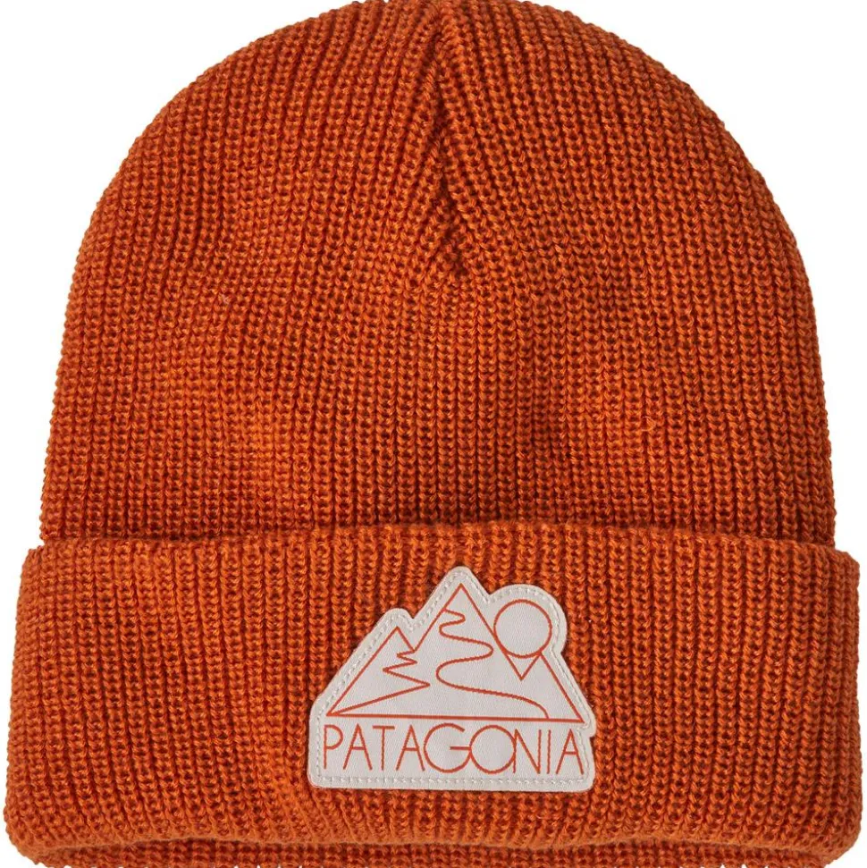 Bonnet Patagonia Kid's Logo Beanie Z's and S's Redtail Rust