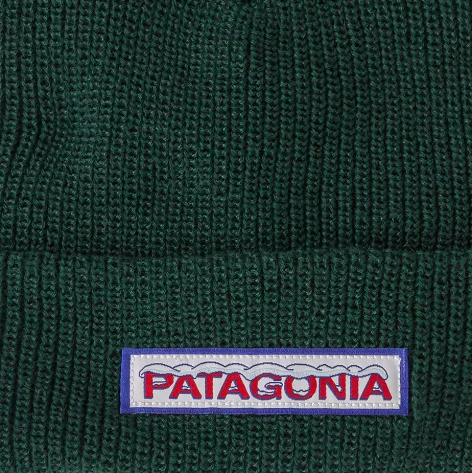Bonnet Patagonia Kid's Logo Beanie Chill Conifer Green