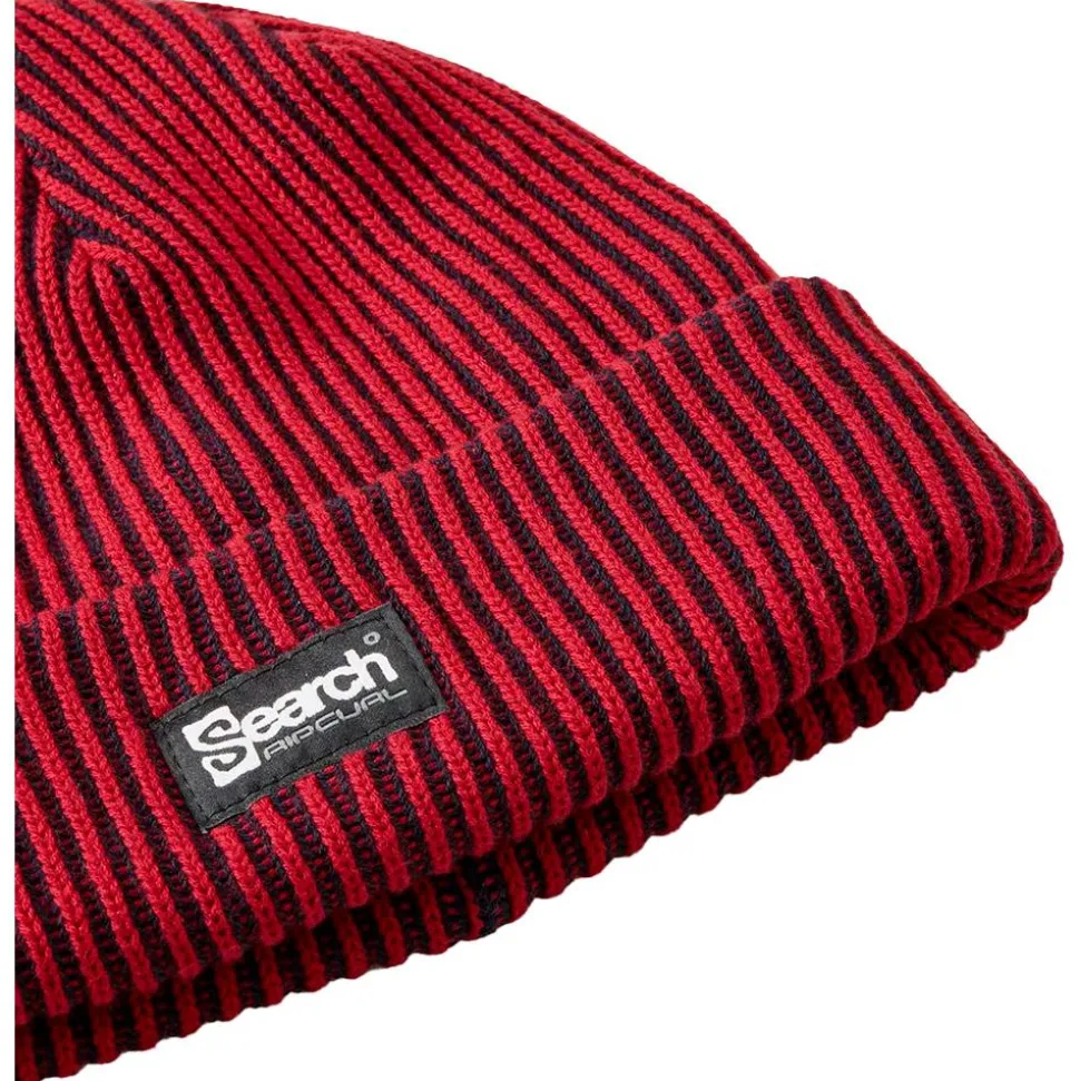 Bonnet Rip Curl Search Chunky Reg Beanie Black Red