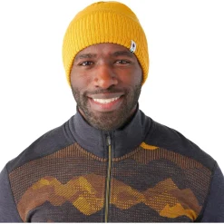 Bonnet Smartwool Fleece Lined Beanie Honey Gold Heather