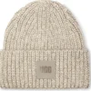Bonnet UGG Chunky Rib Light Grey