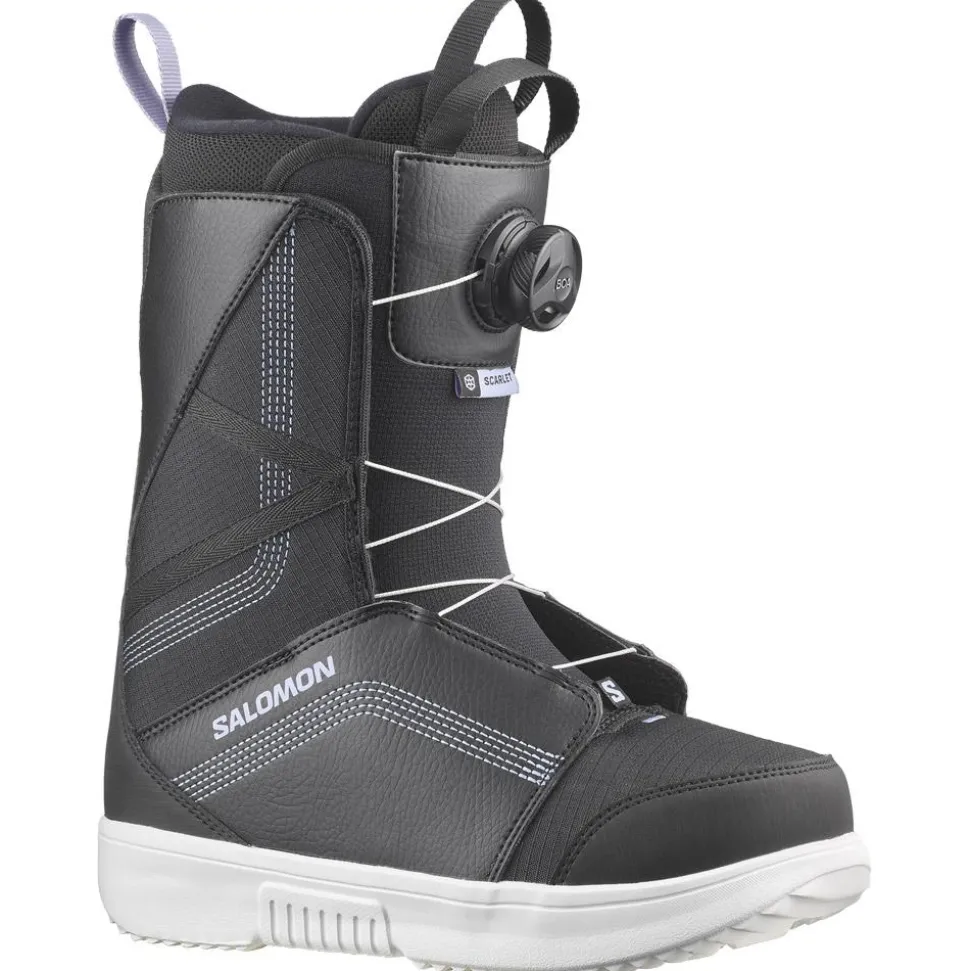 Boots Salomon Scarlet Boa Black