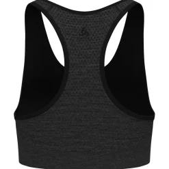 Brassière Odlo Seamless Medium Padded Sport Brassière Black Melange
