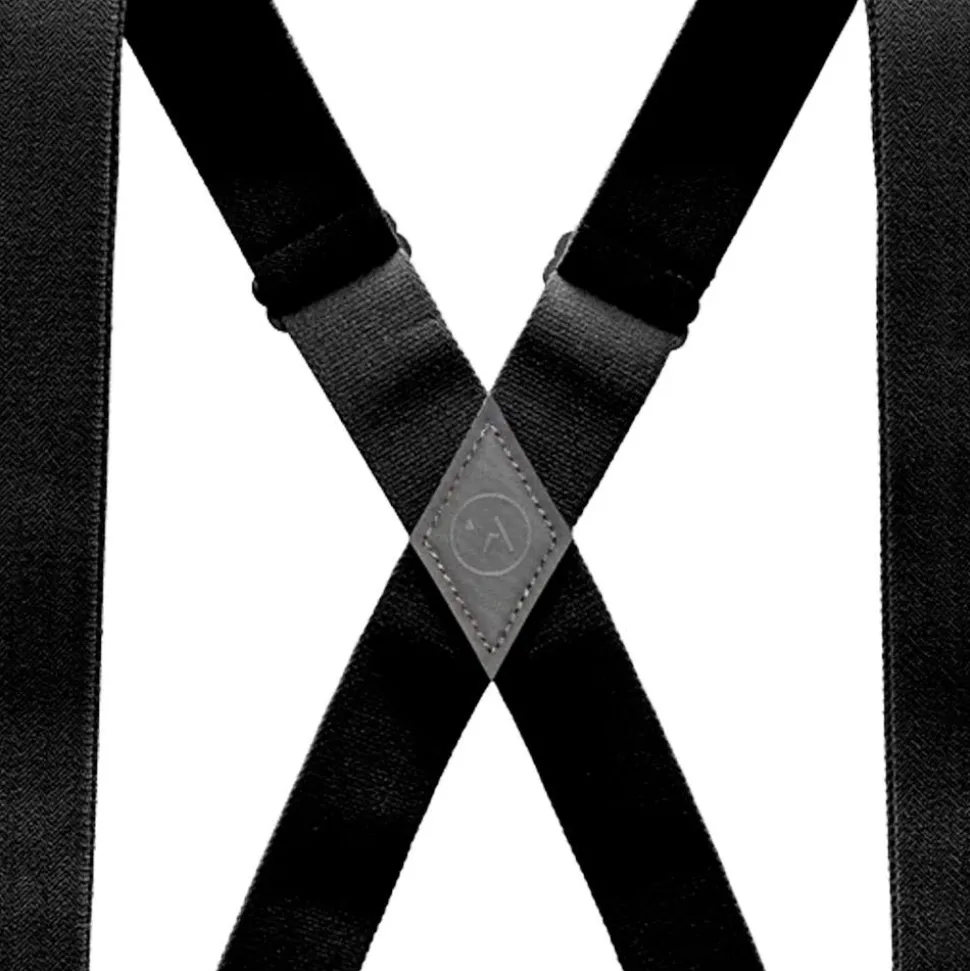 Bretelles Arcade Jessup Suspenders Midnighter Black