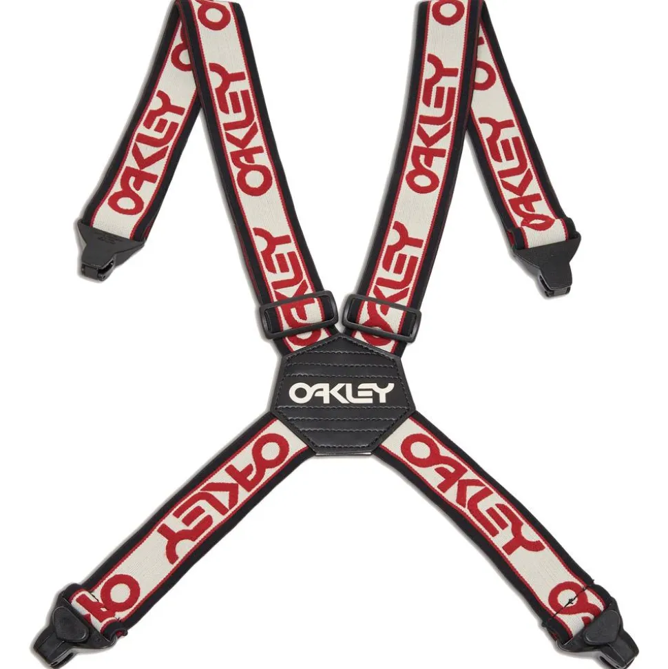 Bretelles Oakley Factory Suspenders Arctic White Iron Red