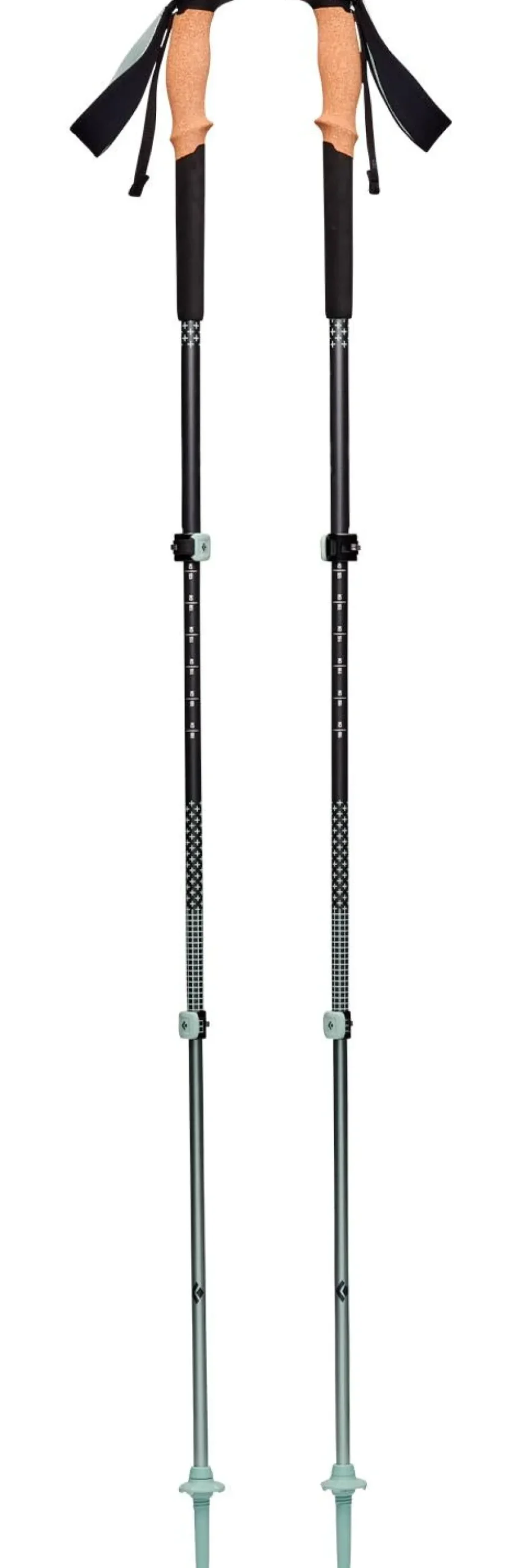 Bâton Black Diamond Pursuit Charcoal-Foam Green