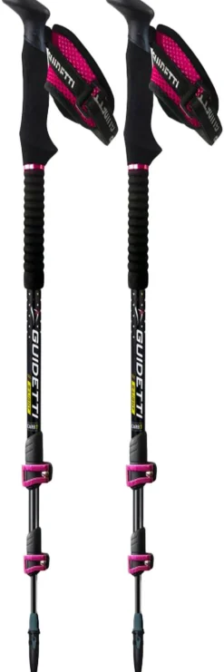 Bâton Guidetti B Light Rubis Carbone/Alu 125 cm Noir Rose