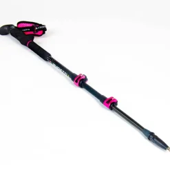 Bâton Guidetti B Light Rubis Carbone/Alu 125 cm Noir Rose