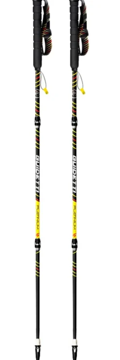 Bâton Guidetti Platinium Aero Carbone Perf Noir Jaune