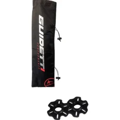 Bâton Guidetti Silver Aéro Alu Noir Rouge