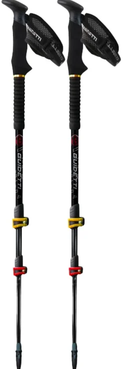 Bâton Guidetti T3 Light Alu Grenat 135 cm Noir Or