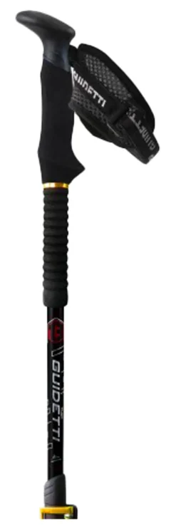 Bâton Guidetti T3 Light Alu Grenat 135 cm Noir Or