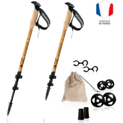 Bâton Guidetti Terre De Trek Evasion Bois