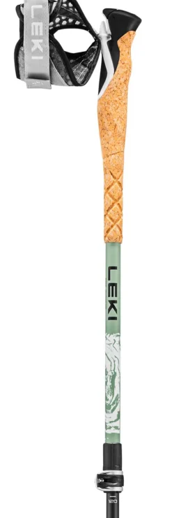 Bâton Leki Cross Trail Lite Carbon 100-135 cm White Envy Black