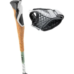 Bâton Leki Cross Trail Lite Carbon 100-135 cm White Envy Black