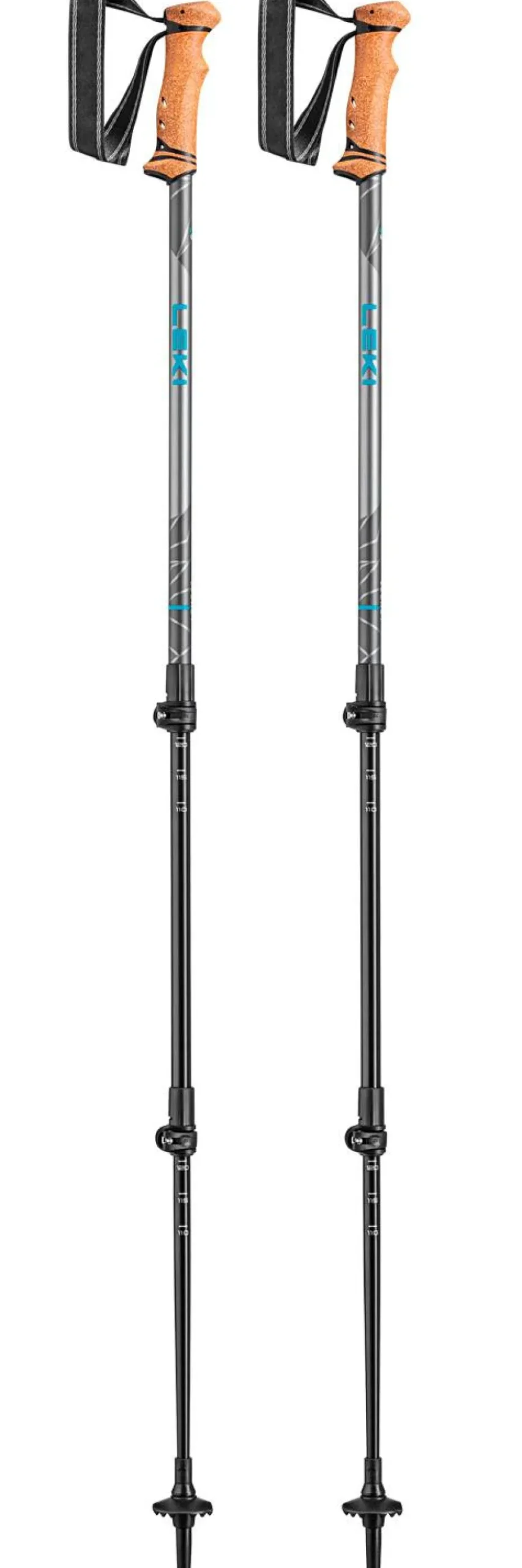 Bâton Leki Legacy Gunmetal Petrol Dark Anthracite