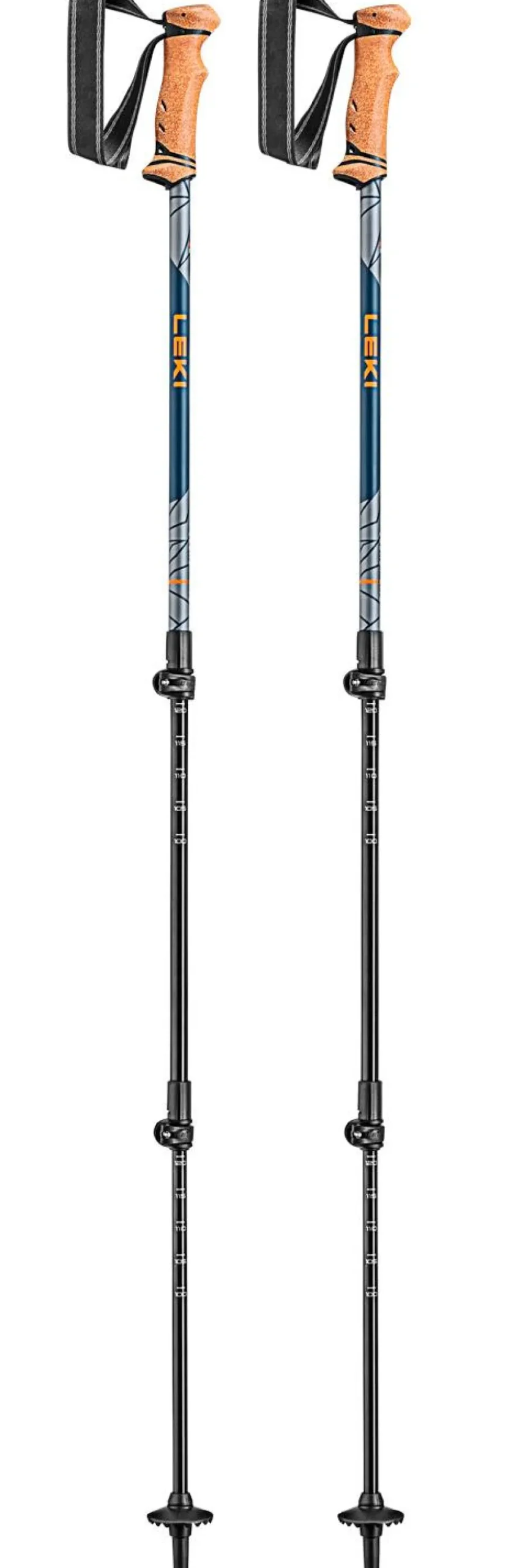 Bâton Leki Legacy Lite Orange Denim Blue Light Anthracite