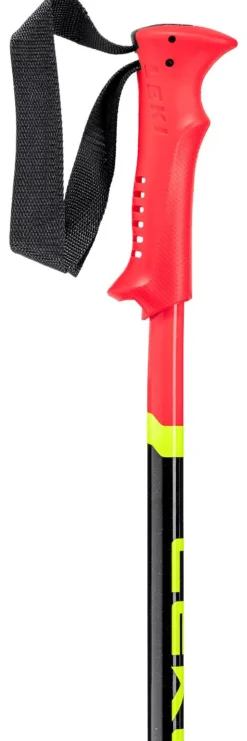 Bâton Leki Racing Kids Red Black Neonyellow