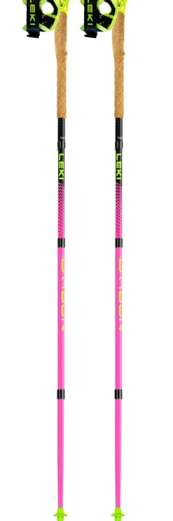 Bâton Leki Ultratrail Fx.One Neon Pink Neon Yellow