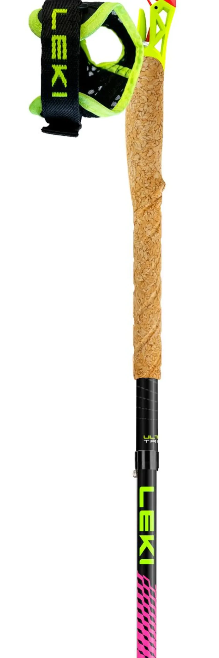 Bâton Leki Ultratrail Fx.One Neon Pink Neon Yellow