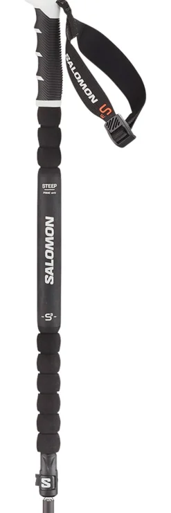 Bâton Salomon Steep Prime Vario S3 (100-135cm) Black White