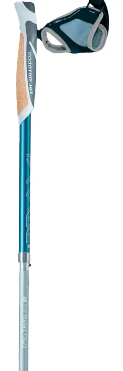 Bâton TSL Trail Alu 4 Cork Short Blue Azur