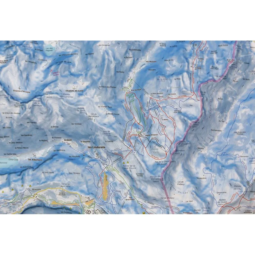 Carte 3D Deniveles Carte Des Pistes Portes Du Soleil Avoriaz Châtel Chapelle d’Abondance