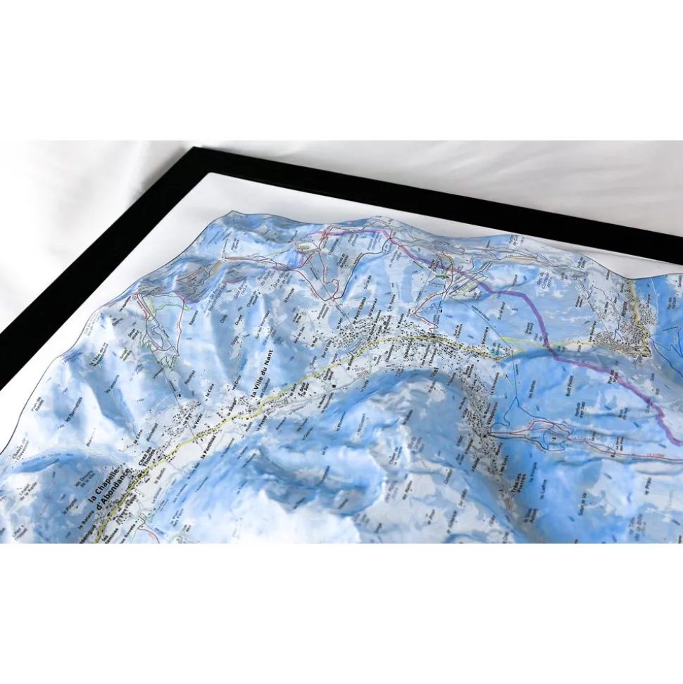 Carte 3D Deniveles Carte Des Pistes Portes Du Soleil Avoriaz Châtel Chapelle d’Abondance