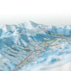 Carte 3D Deniveles Domaine Le Lioran