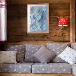 Carte 3D Deniveles Domaines Contamines Montjoie - Saint-Gervais-les-Bains