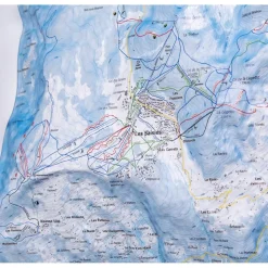 Carte 3D Deniveles Domaine Espace Diamant Les Saisies