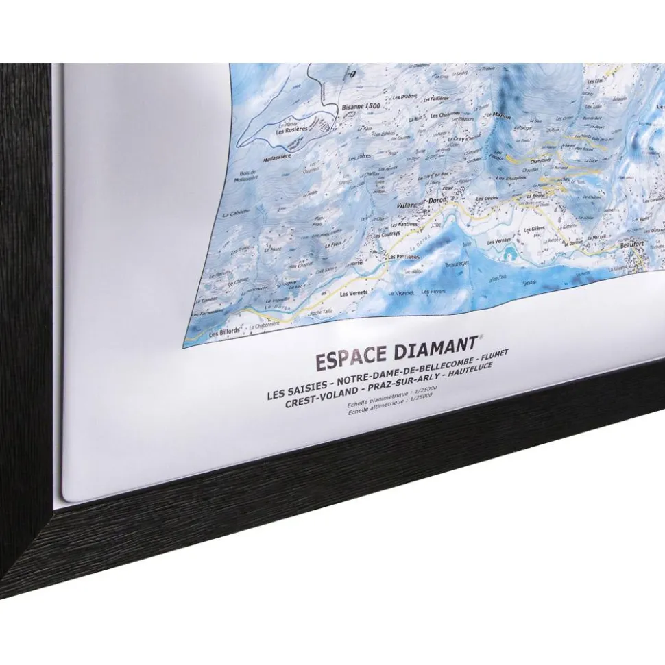 Carte 3D Deniveles Domaine Espace Diamant Les Saisies